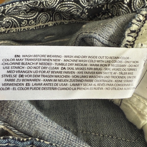 Ariat Real Denim Mid Rise Straight Jeans Women’s 31L Tall Medium Wash Excellent - Picture 12 of 13